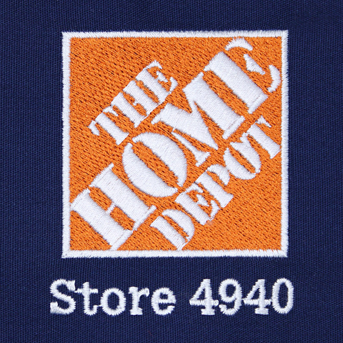 Custom Embroidery for The Home Depot Store 4940 by Wholesale Hats