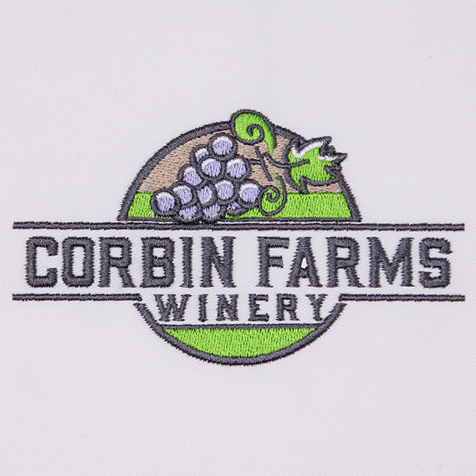 Custom Embroidery for Corbin Farms Winery by Wholesale Hats