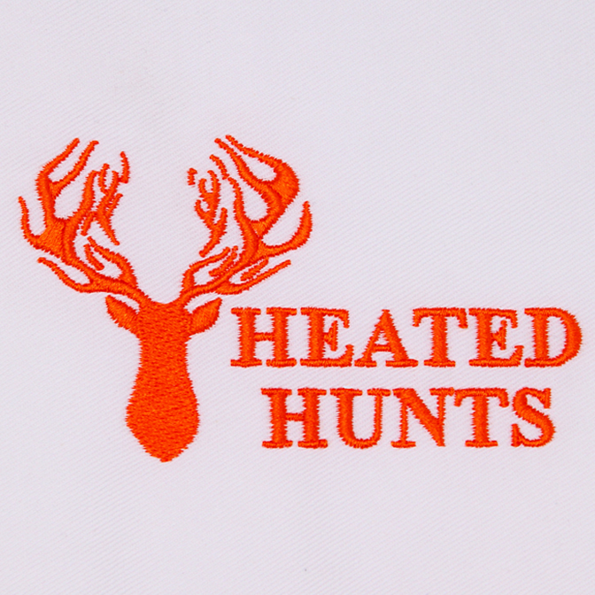 Custom Embroidery for Heated Hunts by Wholesale Hats