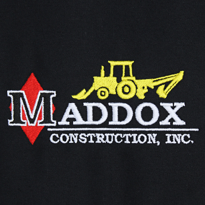 Custom Embroidery for Maddox Construction, Inc. by Wholesale Hats